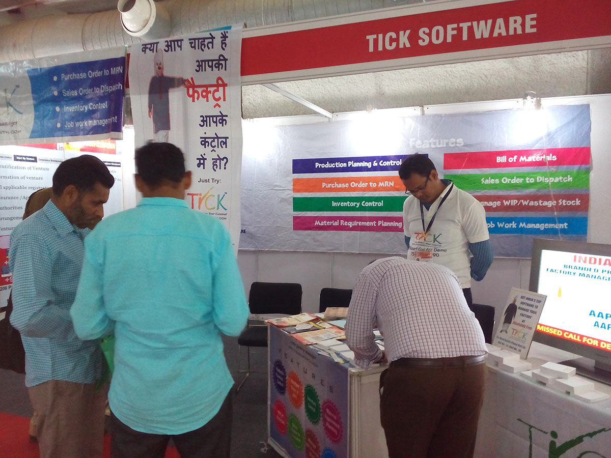 tick software at international india trade fair 2015