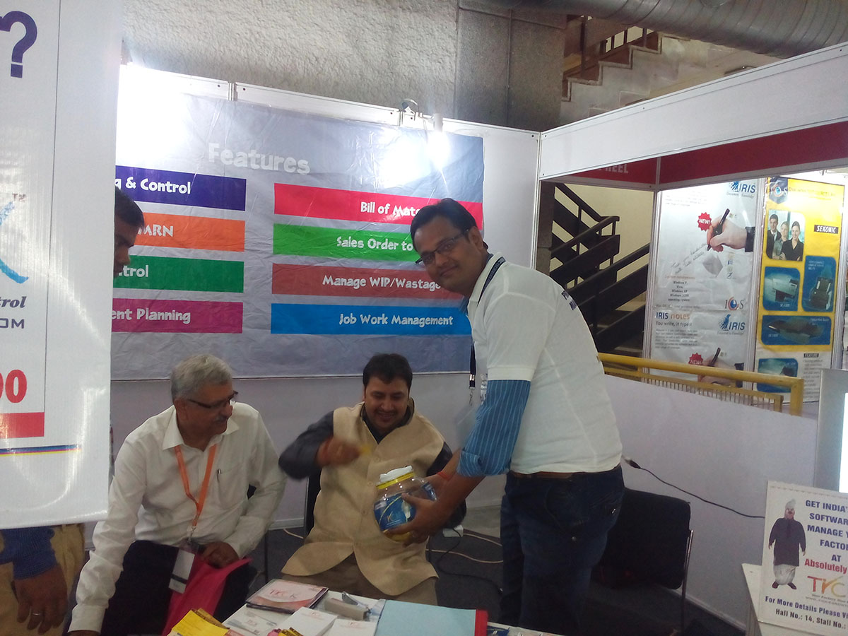 tick software at international india trade fair 2015