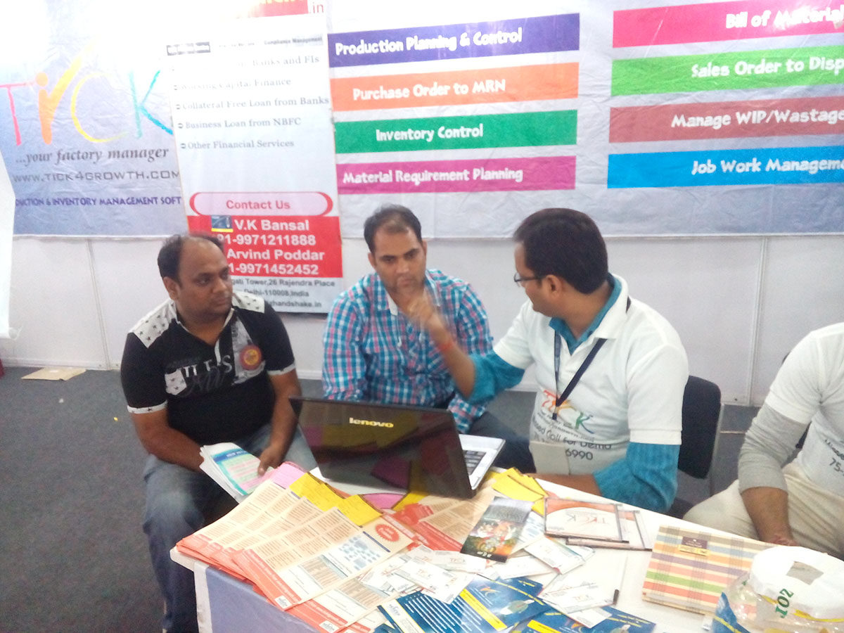 tick software at international india trade fair 2015