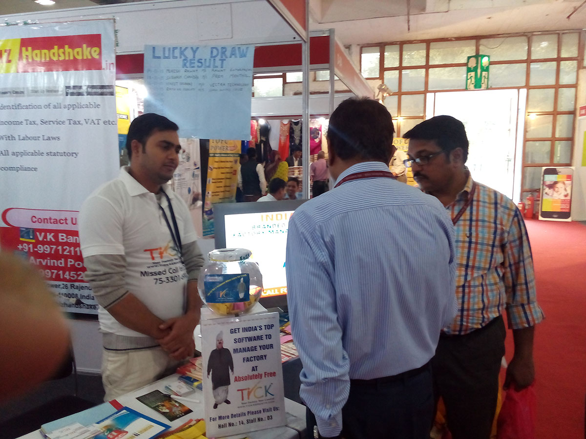 tick software at international india trade fair 2015