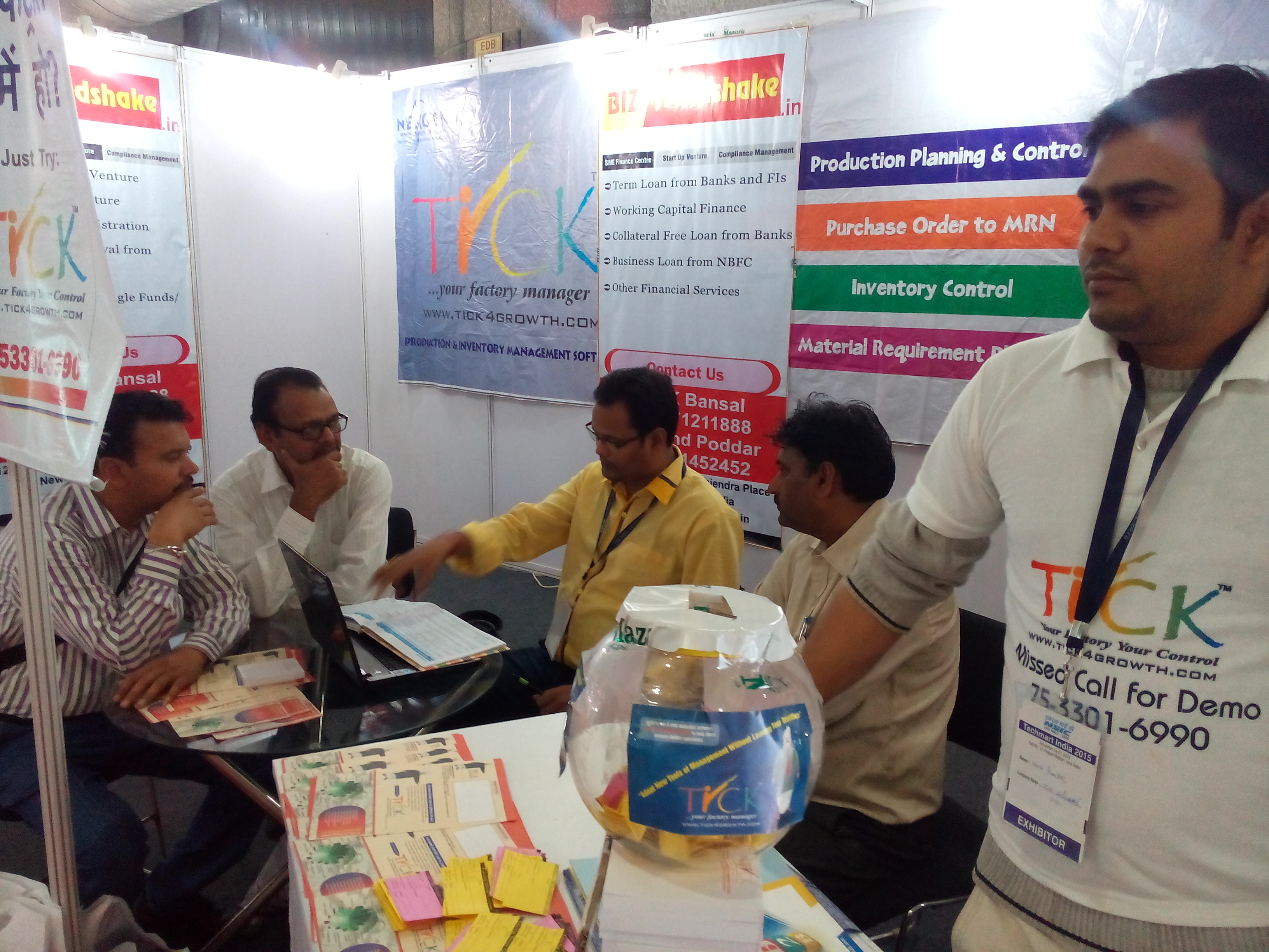 tick software at international india trade fair 2015