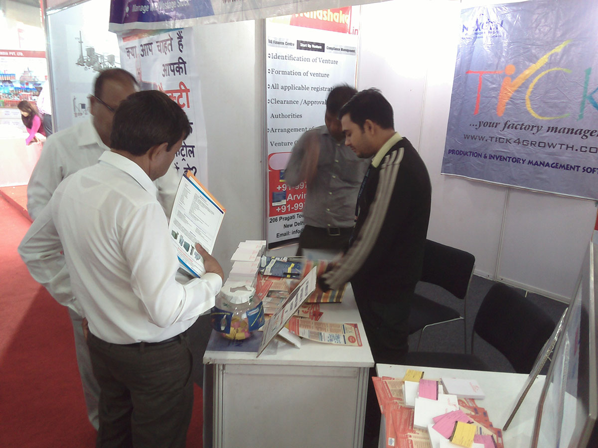 tick software at international india trade fair 2015